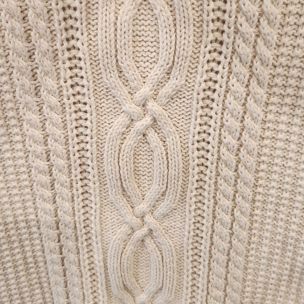 JEANNE PIERRE Cream Cowl Neck Sweater - Picture 3 of 4